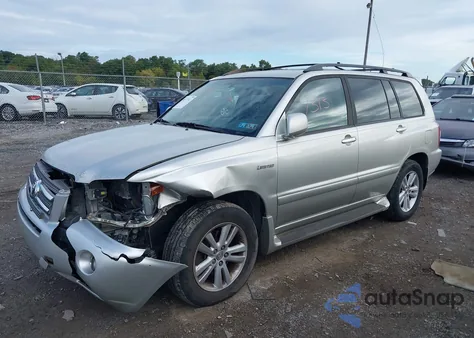 2006 Toyota Highlander Hybrid Limited V6 z USA, uszkodzony, nr VIN JTEEW21A160011438